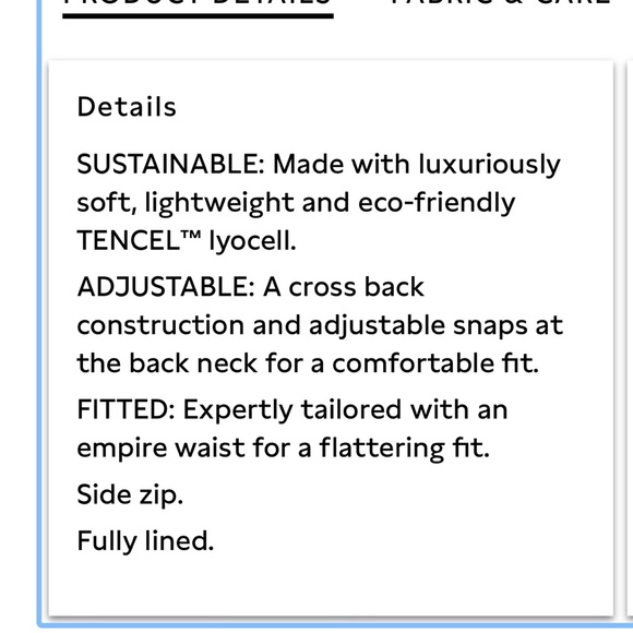 Banana Republic Flutter Sleeve Dress Tencel NWOT Super Soft Denim Sz 14 Adorable - Picture 9 of 10